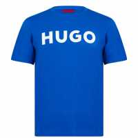 Hugo Тениска Dulivio T Shirt Blue 431 Мъжки ризи