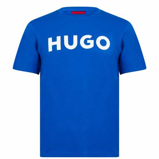 Hugo Тениска Dulivio T Shirt Blue 431 Мъжки ризи