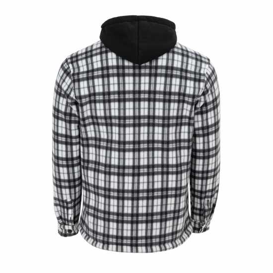 Lonsdale Шерпа Яке Hooded Long Sleeve Sherpa Jacket Бяло Lonsdale Шерпа Яке Hooded Long Sleeve Sherpa Jacket Бяло