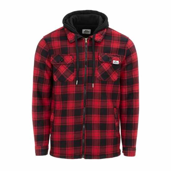 Lonsdale Mens Sherp Shirt Червено 