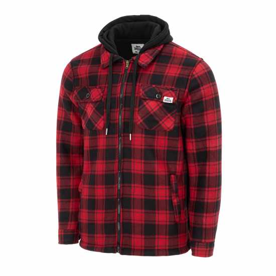 Lonsdale Mens Sherp Shirt Червено 