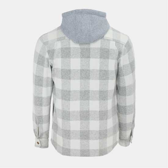 Lonsdale Шерпа Яке Hooded Long Sleeve Sherpa Jacket Светло сиво Lonsdale Шерпа Яке Hooded Long Sleeve Sherpa Jacket Светло сиво