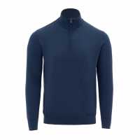 Firetrap Mens Jumper Polo АФ Блу/Нви 