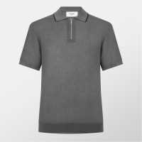Firetrap Mens Knitted Polo Зелено 