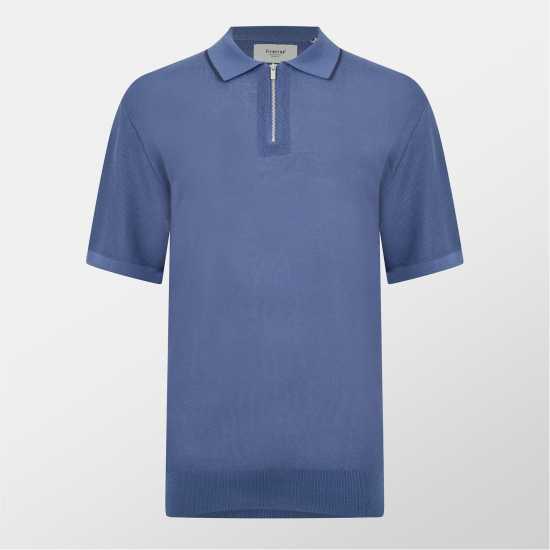 Firetrap Mens Knitted Polo Firetrap Mens Knitted Polo
