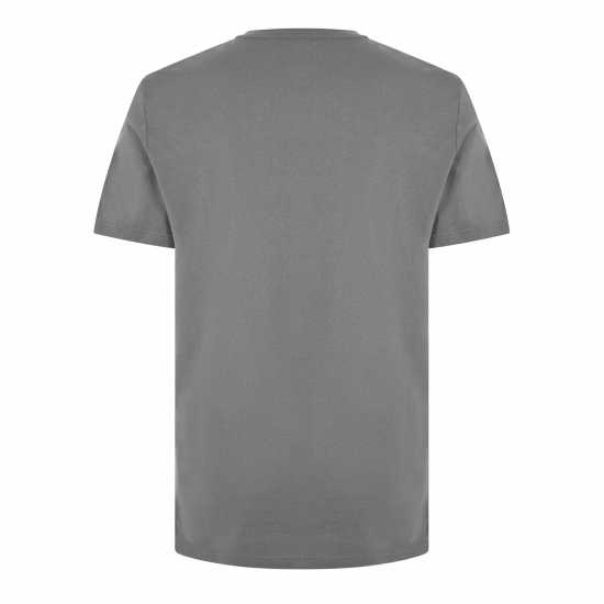 Boss Logo Print T-Shirt Grey/Blk 010 Мъжки ризи