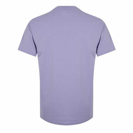 Boss Logo Print T-Shirt PastelPurple538 Мъжки ризи