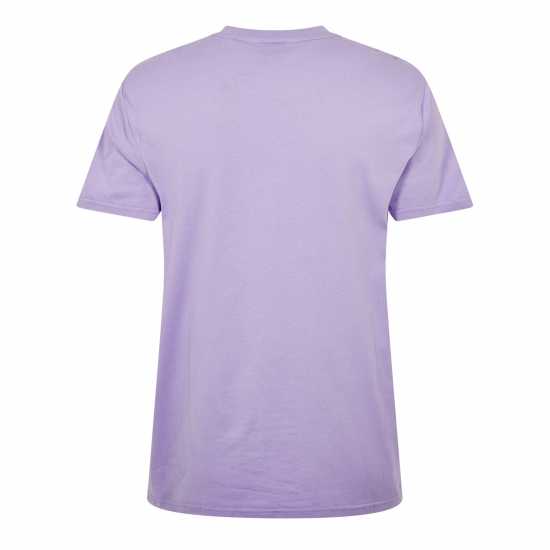 Boss Logo Print T-Shirt LightPurple530 Мъжки ризи