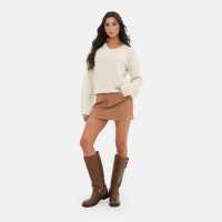 Boucle V Neck Jumper  