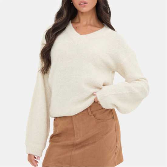 Boucle V Neck Jumper Boucle V Neck Jumper