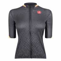 Castelli Pezzi Short Sleeve Jersey Women's Тъмно сиво Облекло за колоездене