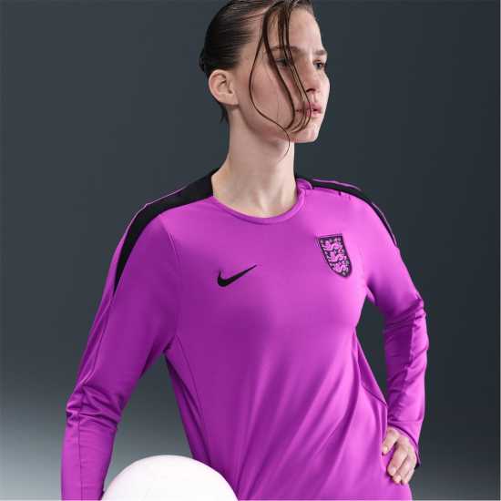 Nike England Strike Crew Top 2025 Womens  Футболни екипи за бягане
