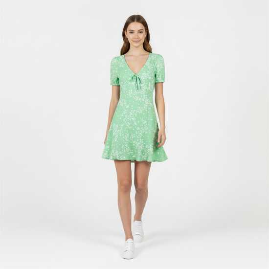 Jack Wills Women's Jw Cut Out Mini Dress Зелено Дитси 