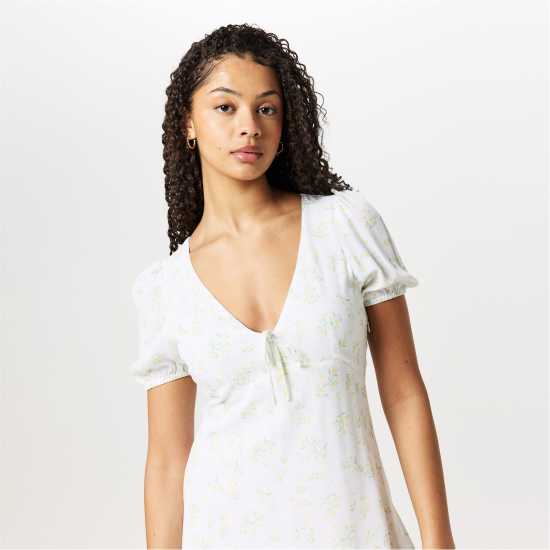 Дамски поли и рокли Jack Wills Cut Out Mini Dress Бяло/Жълто Дит Jack Wills Cut Out Mini Dress Бяло/Жълто Дит Дамски поли и рокли