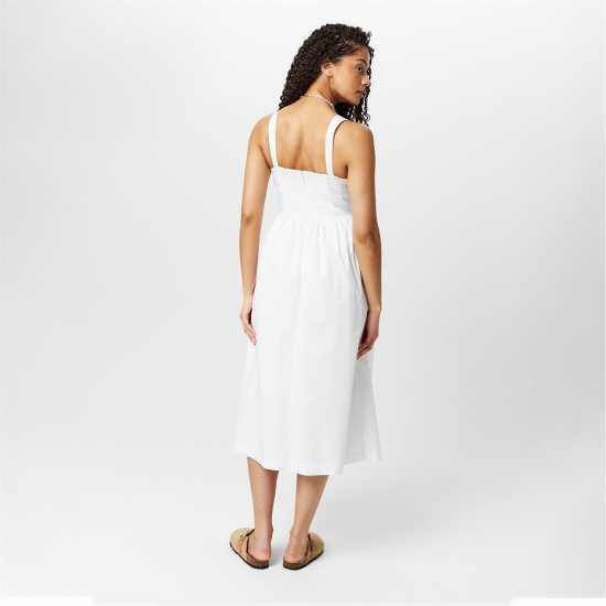 Средна Рокля Jack Wills Midi Dress  Дамски поли и рокли