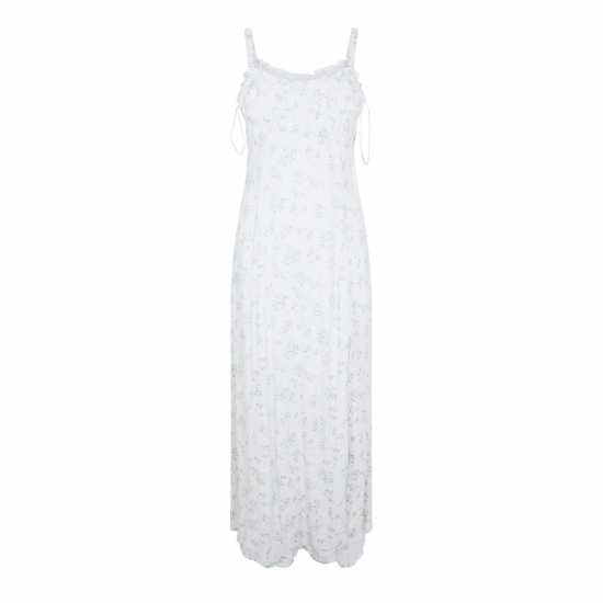 Jack Wills Ruched Midi Slit Dress  Дамски поли и рокли