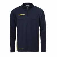 Uhlsport Score Quarter Zip Top Морско синьо/Жълто 