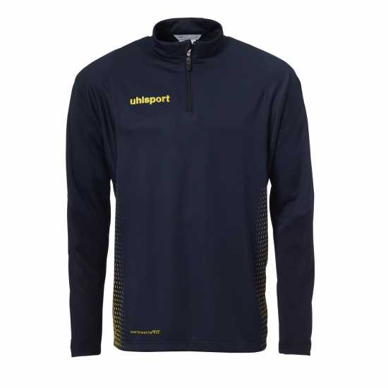 Uhlsport Score Quarter Zip Top Морско синьо/Жълто 