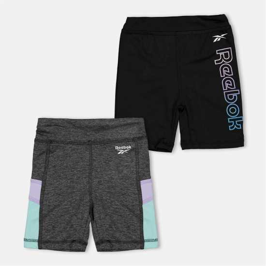 Детски къси панталони Reebok 2Pk Shorts In99 Reebok 2Pk Shorts In99 Детски къси панталони