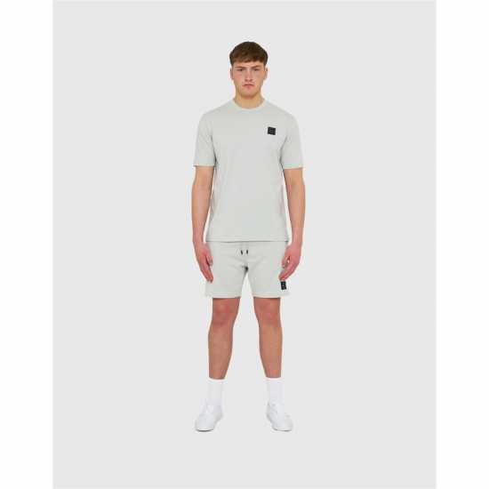 Marshall Artist Logo Patch Shorts Гълъбий сив Marshall Artist Logo Patch Shorts Гълъбий сив