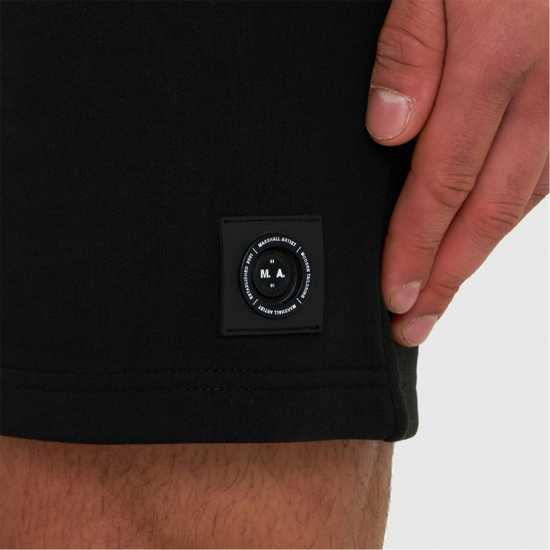 Marshall Artist Logo Patch Shorts Черно Marshall Artist Logo Patch Shorts Черно