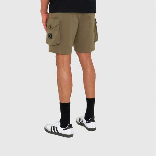 Marshall Artist Мъжки Къси Панталони С Джобове Arniston Cargo Shorts Mens Хаки 
