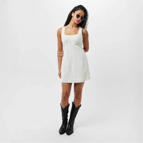 Дамски поли и рокли Jack Wills Broderie Corset Dress Jack Wills Broderie Corset Dress Дамски поли и рокли