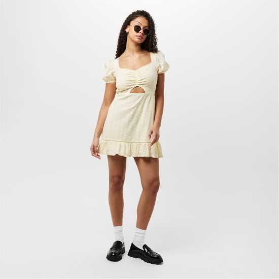 Дамски поли и рокли Jack Wills Broderie Mini Dress Jack Wills Broderie Mini Dress Дамски поли и рокли