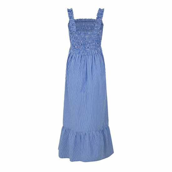 Дамски поли и рокли Jack Wills Shirred Striped Maxi Dress Jack Wills Shirred Striped Maxi Dress Дамски поли и рокли