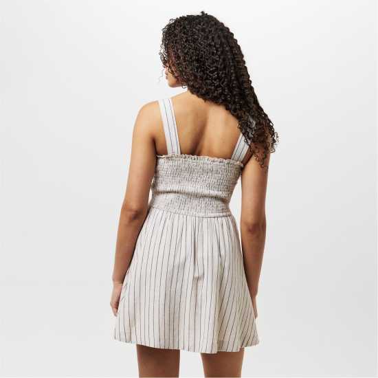 Дамски поли и рокли Дамска Рокля Jack Wills Shirred Skater Dress Дамска Рокля Jack Wills Shirred Skater Dress Дамски поли и рокли