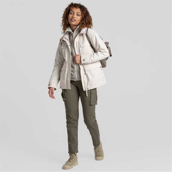 Craghoppers Women's Nosilife Adventure Insect Repellent Weather Resistant Field Jacket  