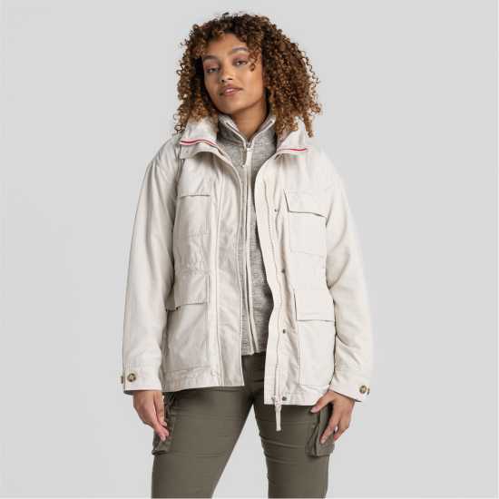 Craghoppers Women's Nosilife Adventure Insect Repellent Weather Resistant Field Jacket  