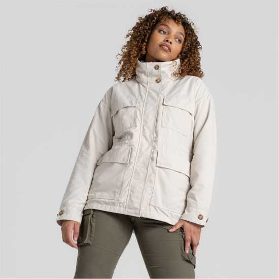 Craghoppers Women's Nosilife Adventure Insect Repellent Weather Resistant Field Jacket  