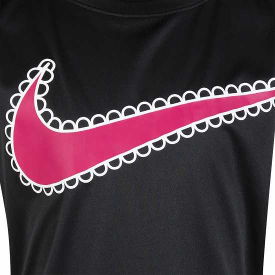 Nike Тениска Ic T Shirt And Shorts Set Infant Girls Rush pink Бебешки дрехи