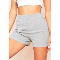 Missy Empire Waisted Ribbed Knitted Casual Shorts  Дамски пуловери и жилетки