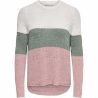 Only Плетен Пуловер Block Knit Jumper  Дамски пуловери и жилетки