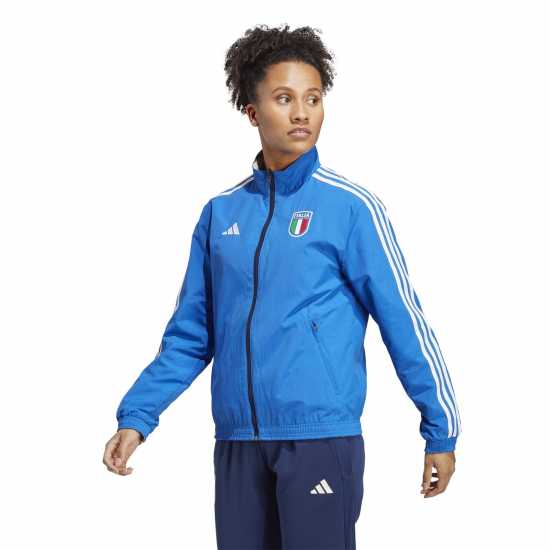Дамско водонепромокаемо облекло Adidas Italy Away Anthem Jacket 2023 Womens Adidas Italy Away Anthem Jacket 2023 Womens Дамско водонепромокаемо облекло