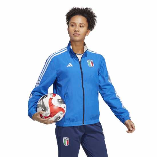 Дамско водонепромокаемо облекло Adidas Italy Away Anthem Jacket 2023 Womens Adidas Italy Away Anthem Jacket 2023 Womens Дамско водонепромокаемо облекло