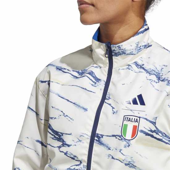 Дамско водонепромокаемо облекло Adidas Italy Away Anthem Jacket 2023 Womens Adidas Italy Away Anthem Jacket 2023 Womens Дамско водонепромокаемо облекло