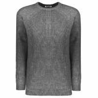 Sale Lambretta Rib Sweater Charcoal Мъжки пуловери и жилетки