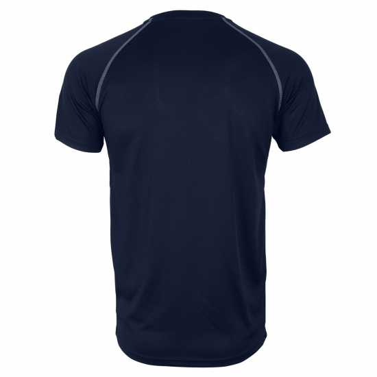 Shrey Performance Training Shirt S/s Senior Navy Мъжко облекло за едри хора