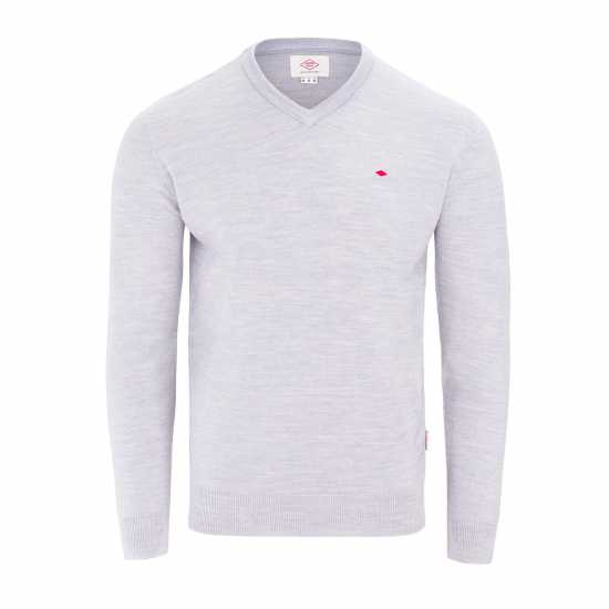 Lee Cooper Cooper Long Sleeve V Neck Jumper Светлосив Lee Cooper Cooper Long Sleeve V Neck Jumper Светлосив