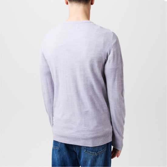 Lee Cooper Cooper Long Sleeve V Neck Jumper Светлосив Lee Cooper Cooper Long Sleeve V Neck Jumper Светлосив