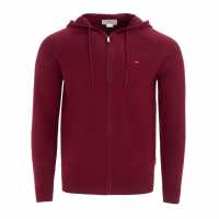 Lee Cooper Cooper Long Sleeve Zip Thru Hoodie Бордово 