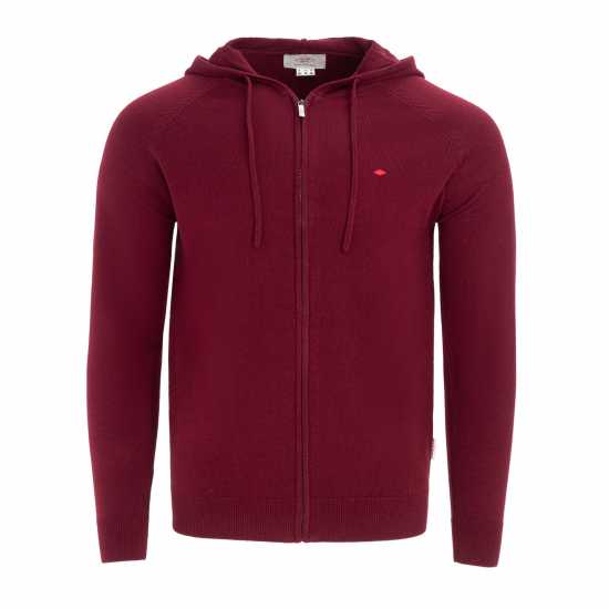 Lee Cooper Cooper Long Sleeve Zip Thru Hoodie Бордово 