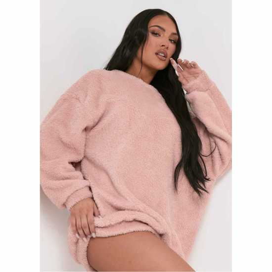 Дамски поли и рокли Missy Empire Borg V Back Jumper Dress Розово Missy Empire Borg V Back Jumper Dress Розово Дамски поли и рокли