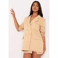 Missy Empire Double Breasted Oversized Blazer  Дамски поли и рокли