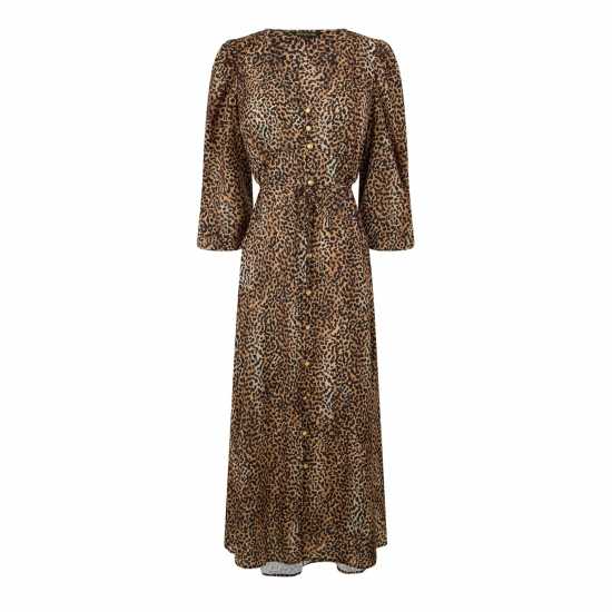 Biba Button Through Dress  Дамски поли и рокли