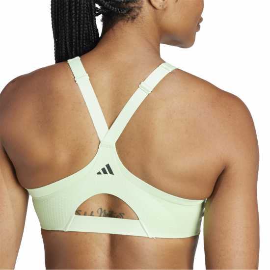 Adidas Tlrdim Lux Zip High Impact Sports Bra Womens  