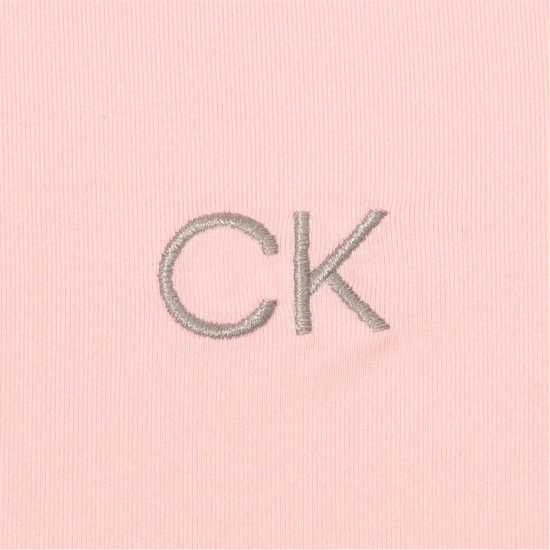 Горнище С Дълъг Ръкав Calvin Klein Golf Long Sleeve Top Womens Розово розово Дамско голф облекло